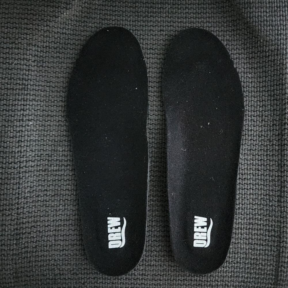 Drew Insoles insert foot Support Size
